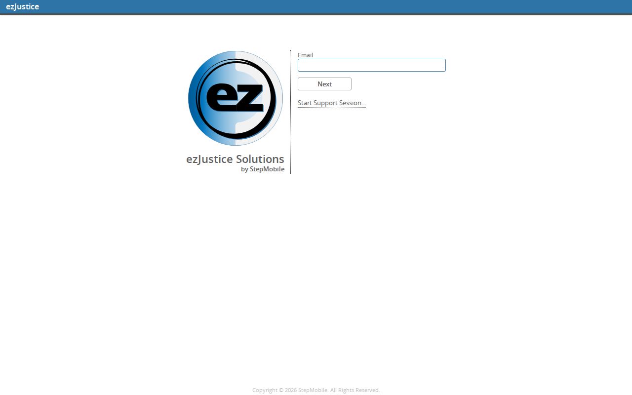 Missouri electronic warrant application landing page